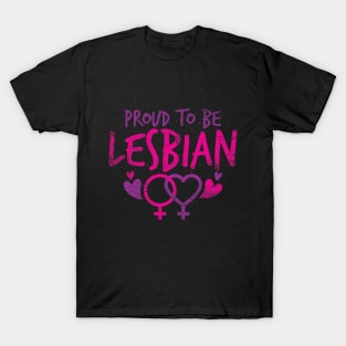 Lgbt Pride Month Proud To Be Lesbian T-Shirt